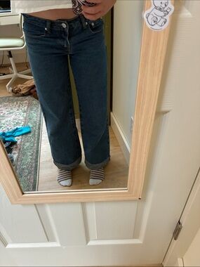 Edikted low rise baggy raelynn jeans